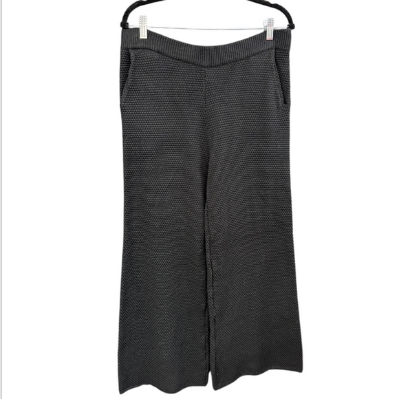 Heyson Pants - Heyson High Waisted Sweater Wide Leg Pant Thick Knit